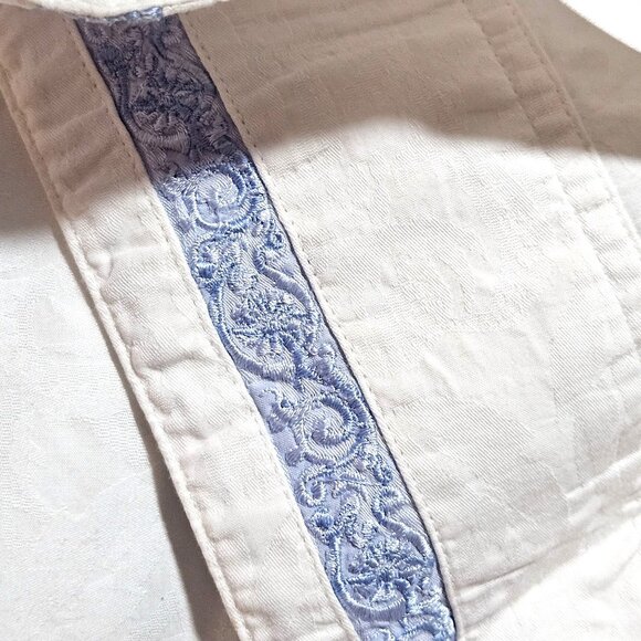 Robert Graham Men's White Long-Sleeve Button Shirt 2XL Wedding Jacquard Pattern - Picture 9 of 16